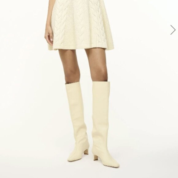 STAUD Wally Boot in Cream - Picture 2 of 8